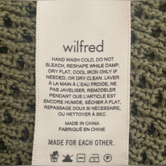 Brand New Never Worn Wilfred Crochet Tank Top Size Small - Picture 6 of 7